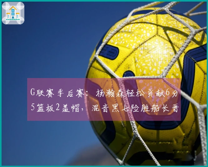 G联赛季后赛：杨瀚森轻松贡献6分5篮板2盖帽，混音黑七险胜船长晋级次轮